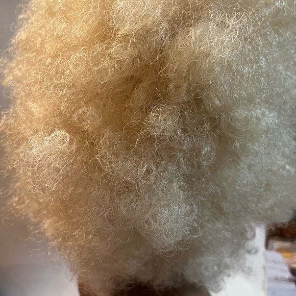 Blonde Afro Curly Wig - Picture 3 of 5